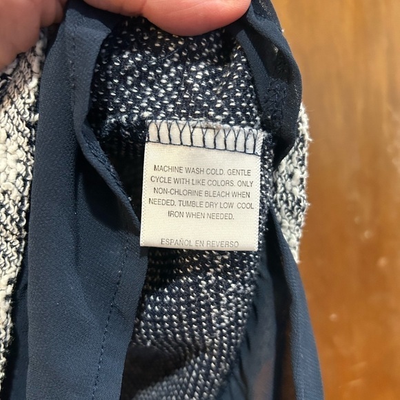 𝅺style & Co Layered Look Tunic Blue Size X-Large - Picture 3 of 10